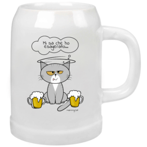 mammyCat, boccale di birra